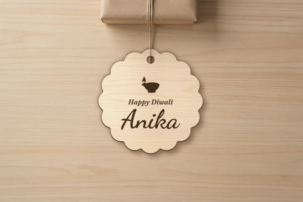 Diwali gift tag