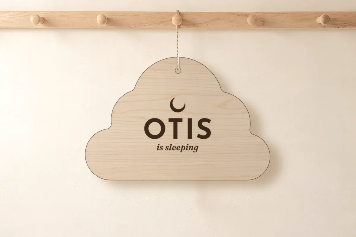 Baby sleeping sign
