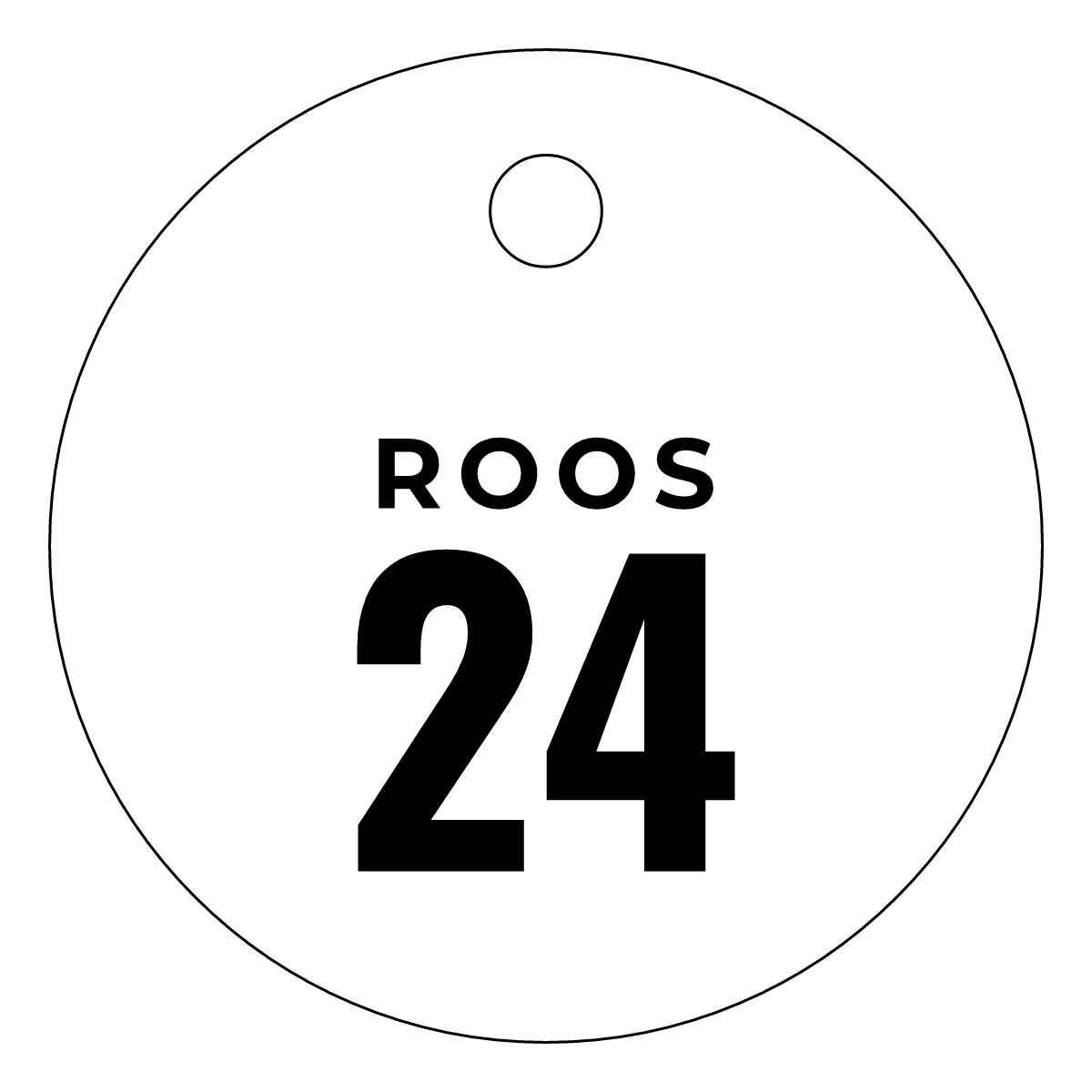 Advent number tags as a flat design