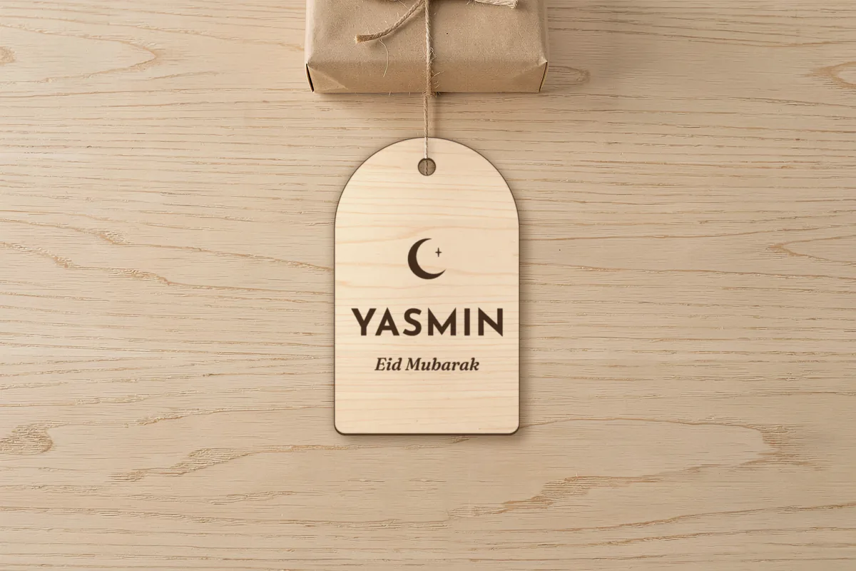 Eid gift tag