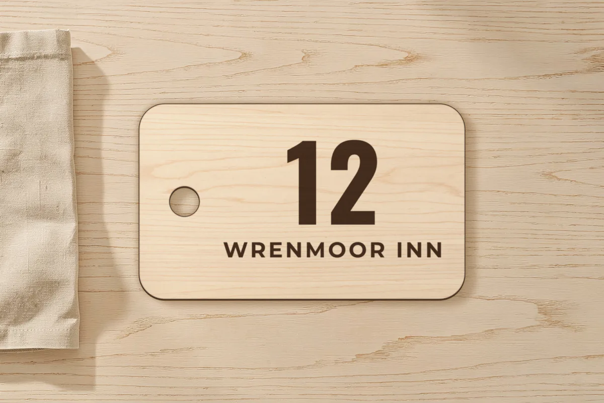Numbered key fob