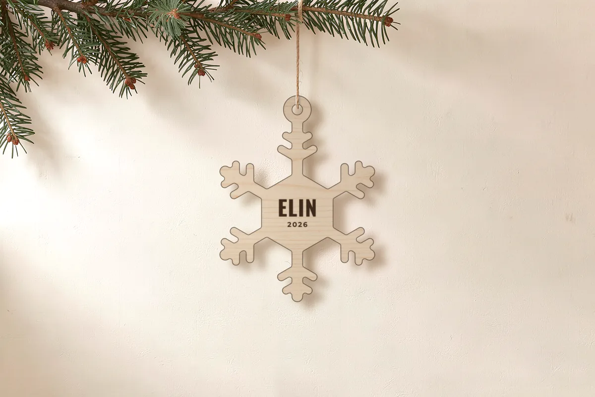 Snowflake ornament