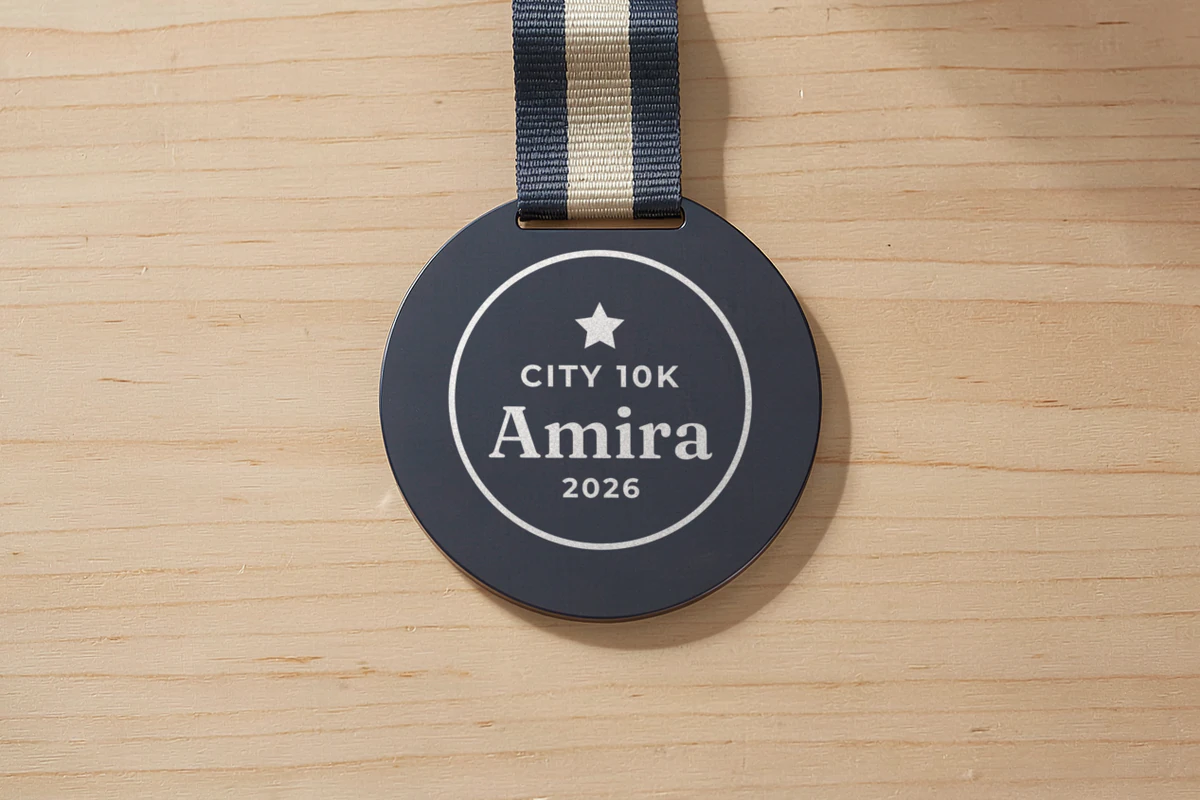Metal sports medal